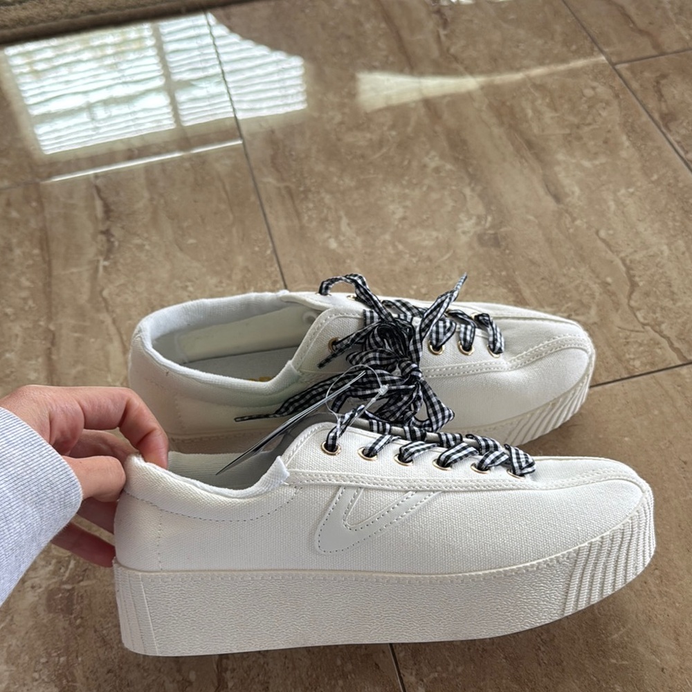 Women's White Tretorn Shoes